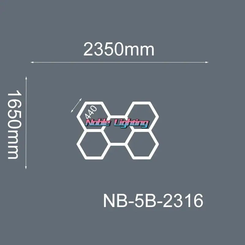LED Hexagrid Ceiling Panel