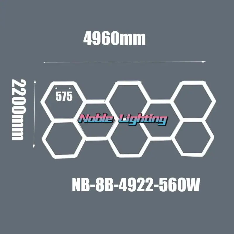 LED Hexagrid Ceiling Panel