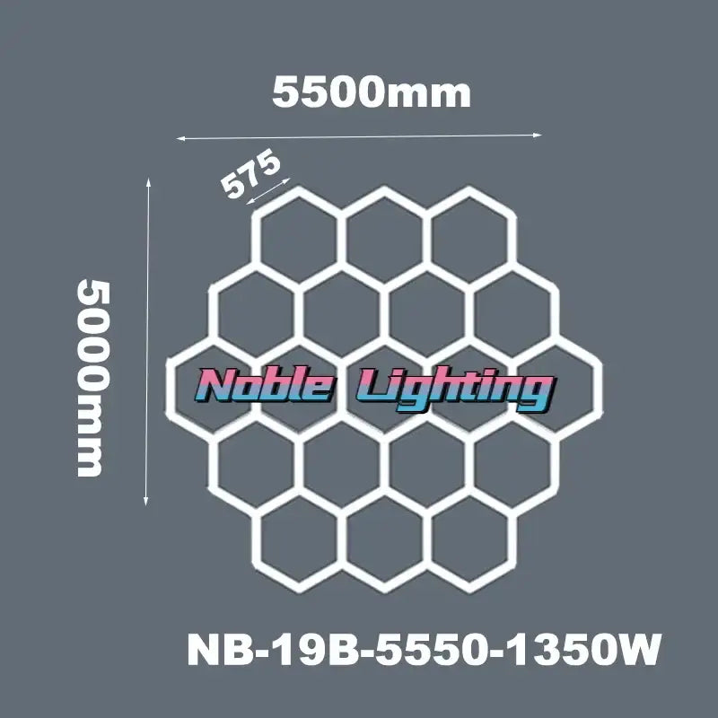 LED Hexagrid Ceiling Panel