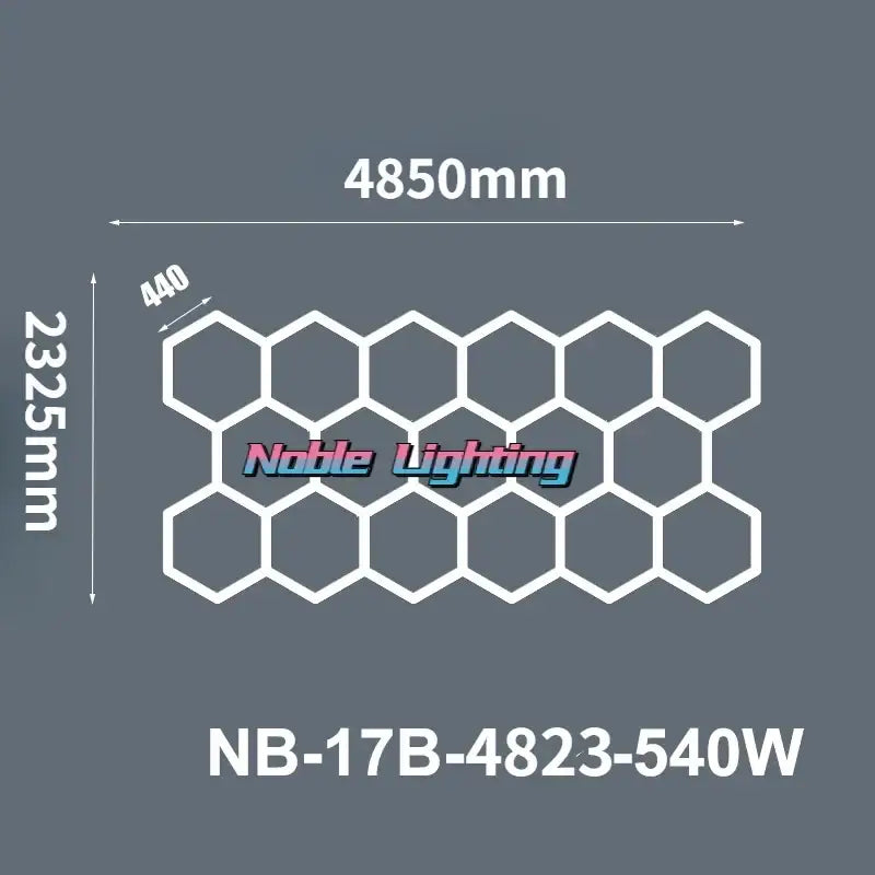 LED Hexagrid Ceiling Panel