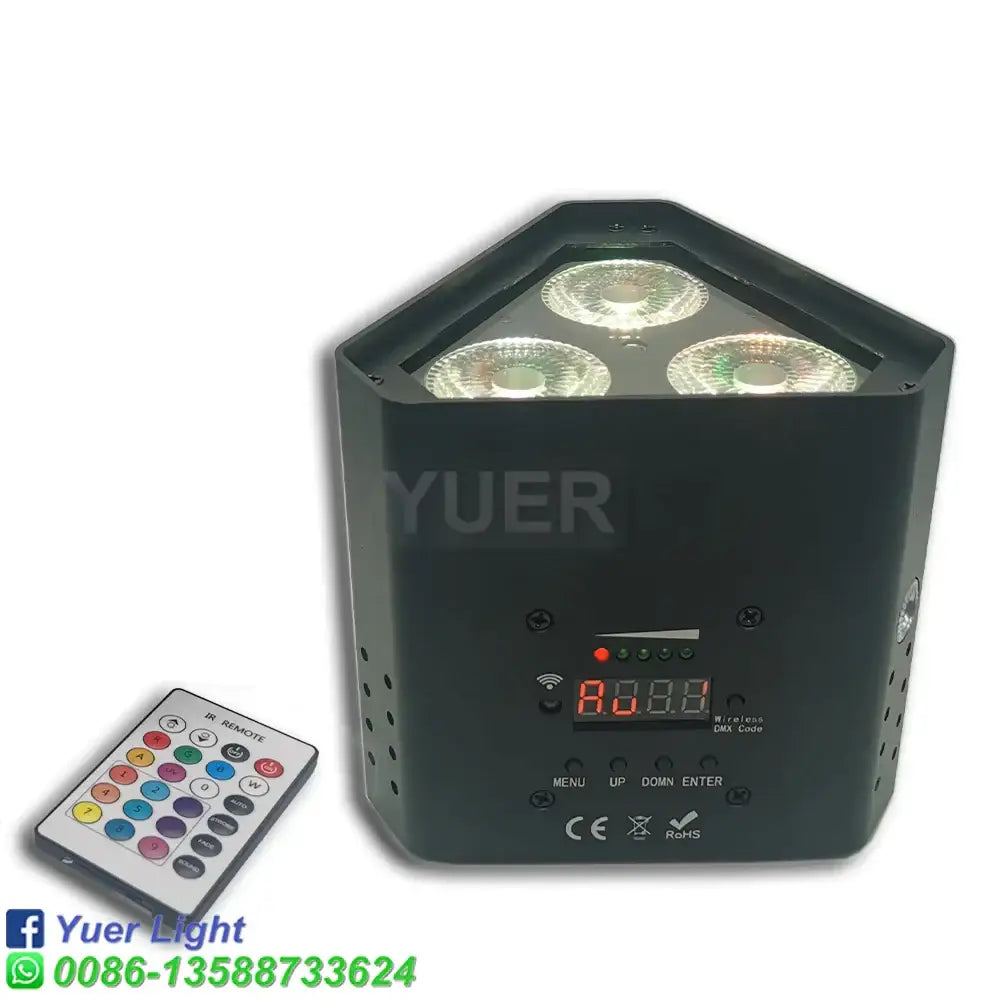 Black Triangular LED Light