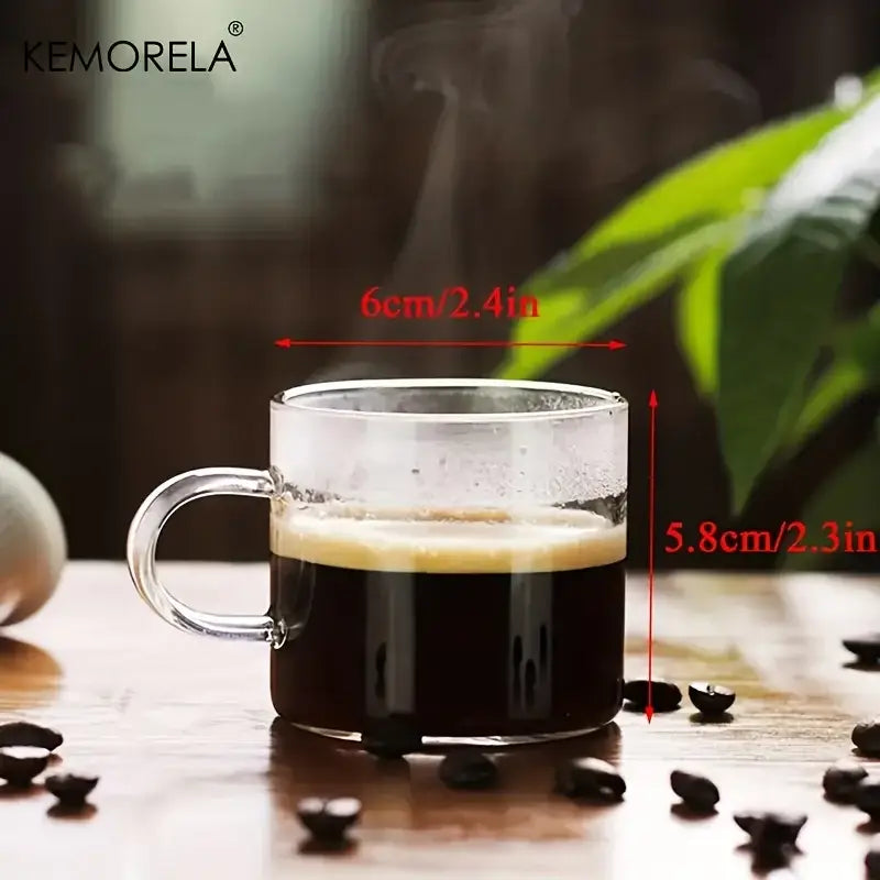 Glass Nordic Espresso Cups