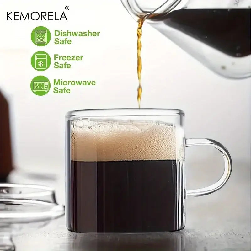 Glass Nordic Espresso Cups