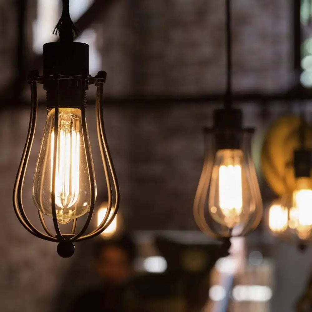 Amber LED Filament Bulb Tubular 2200K