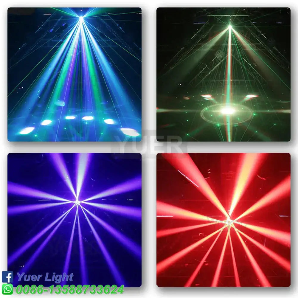Black RGBW Moving Head Light