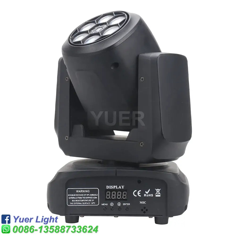 Black RGBW Moving Head Light