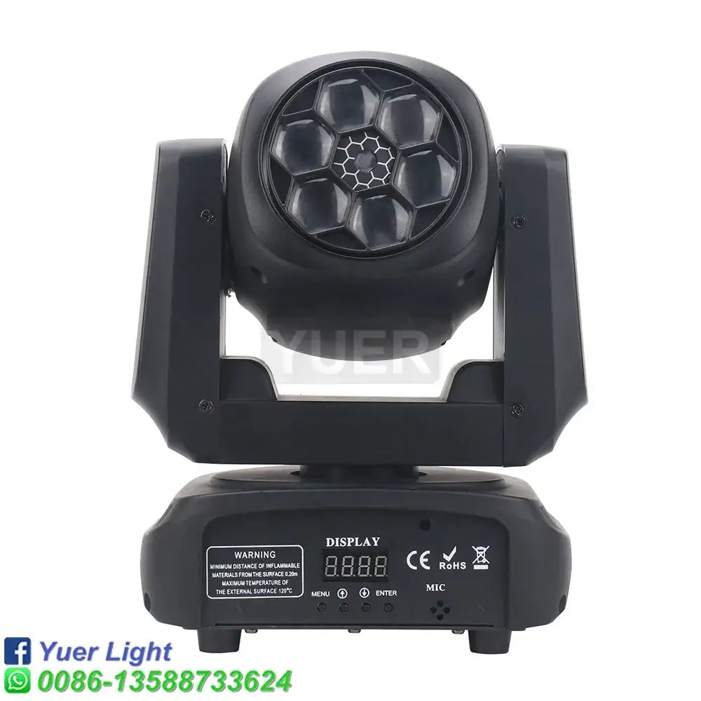 Black RGBW Moving Head Light