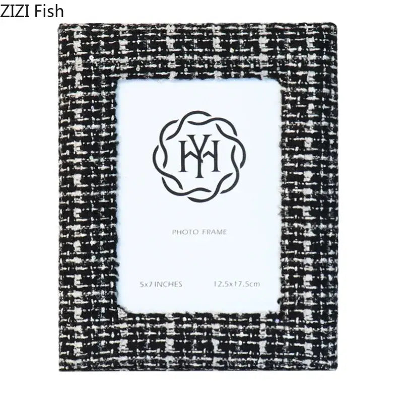 Tweed Texture Photo Frame