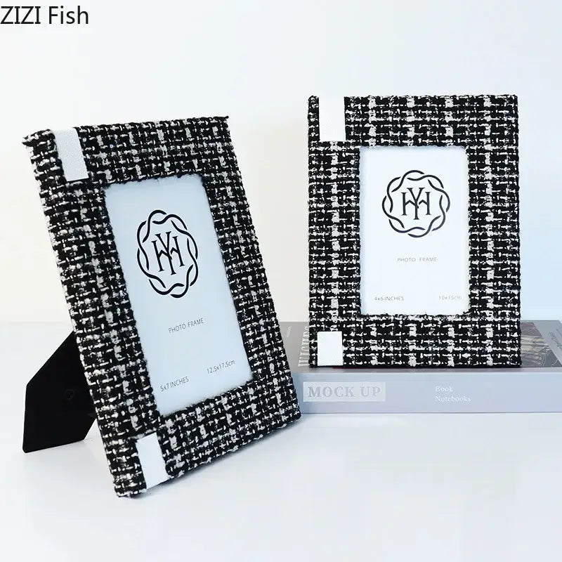 Tweed Texture Photo Frame