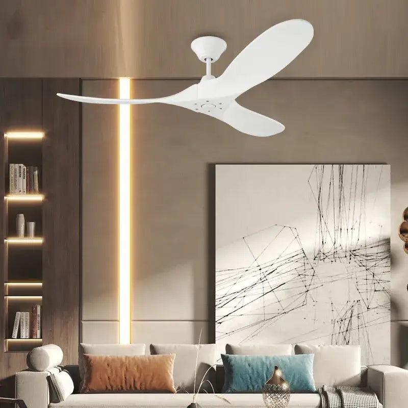 Dark Wood Remote Ceiling Fan