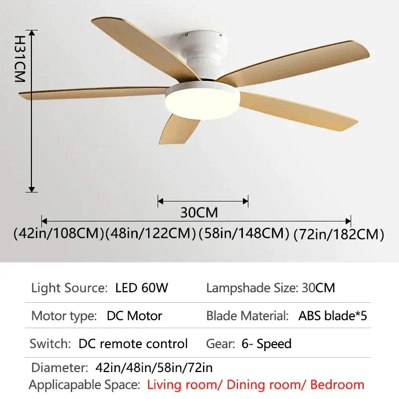 Black Walnut Floor Fan Light