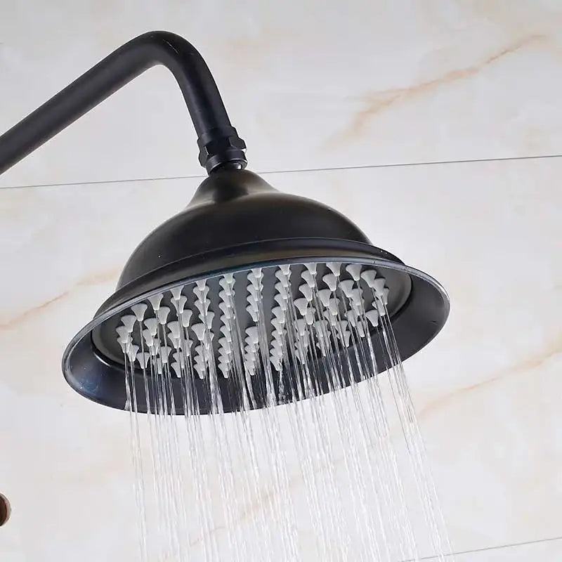 Brass Black Rainfall Faucet
