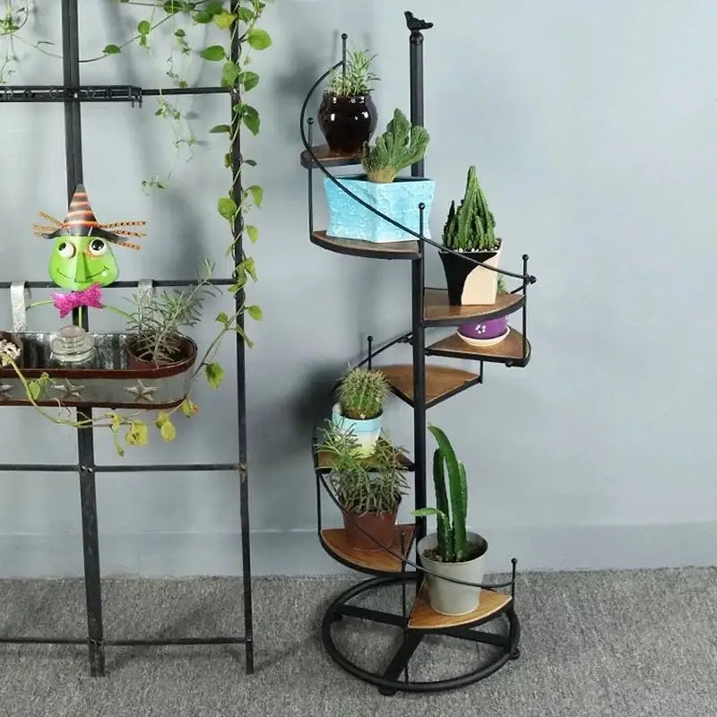 Black Iron Plant Stand