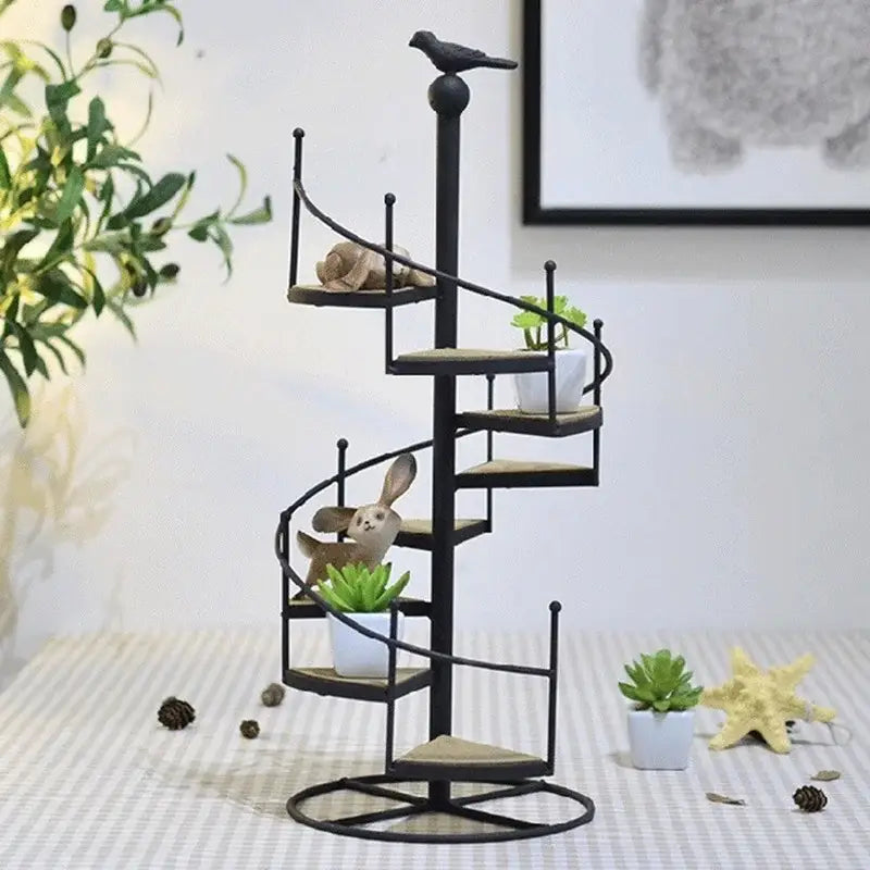 Black Iron Plant Stand
