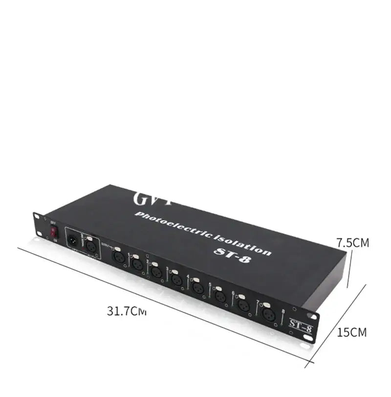 Black DMX Signal Splitter