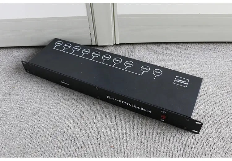 Black DMX Signal Splitter