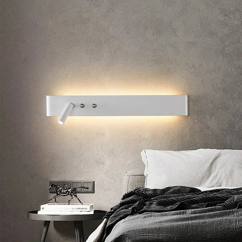 Black LED Wall Light 92cm