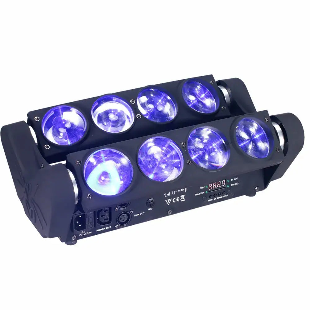 Black RGBW Moving Head Light 8x15W