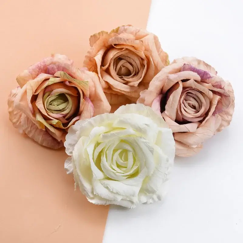 Purple Silk Rose Bouquet