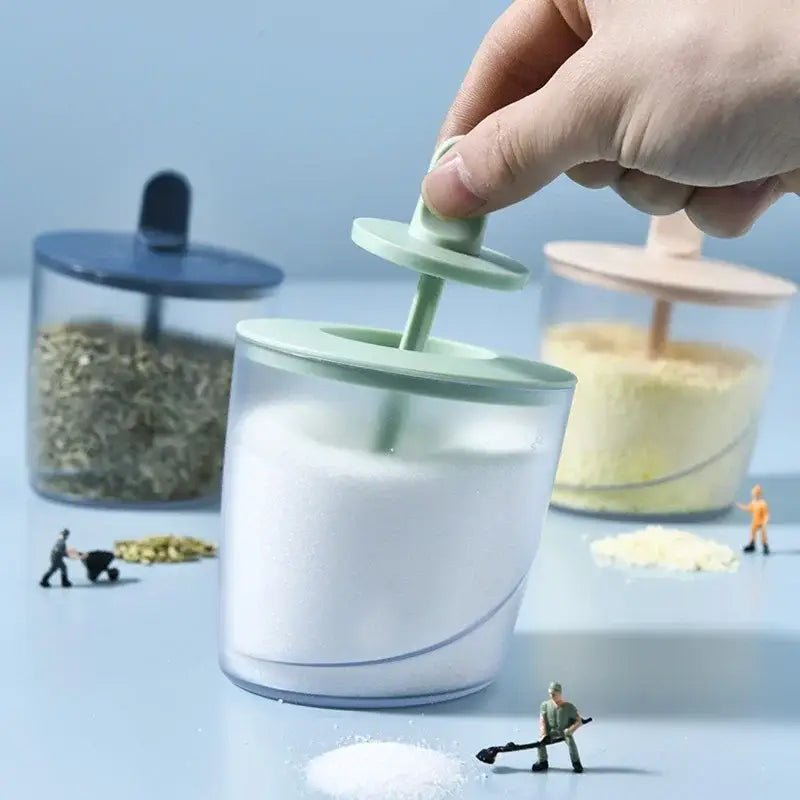 Green ABS Spice Jar Set