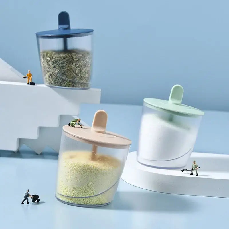 Green ABS Spice Jar Set