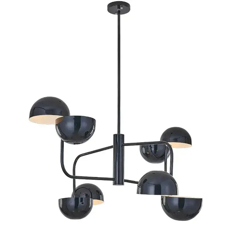 Black Spherical Art Chandelier