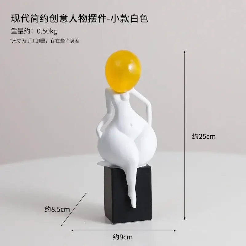 Abstract Art Figurines Set