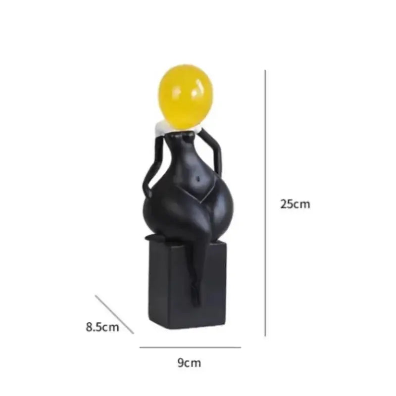 Abstract Art Figurines Set