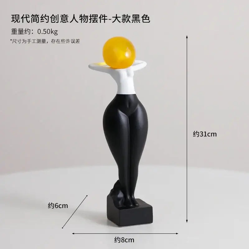 Abstract Art Figurines Set