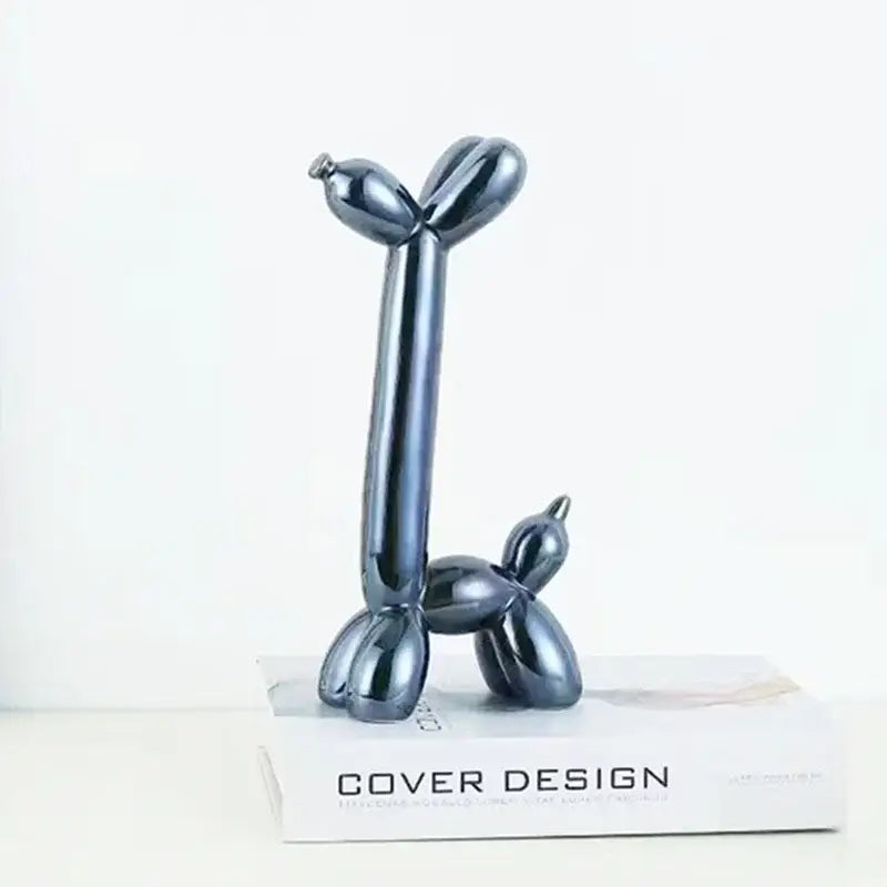 Ceramic Balloon Dog Sculpture Colorful