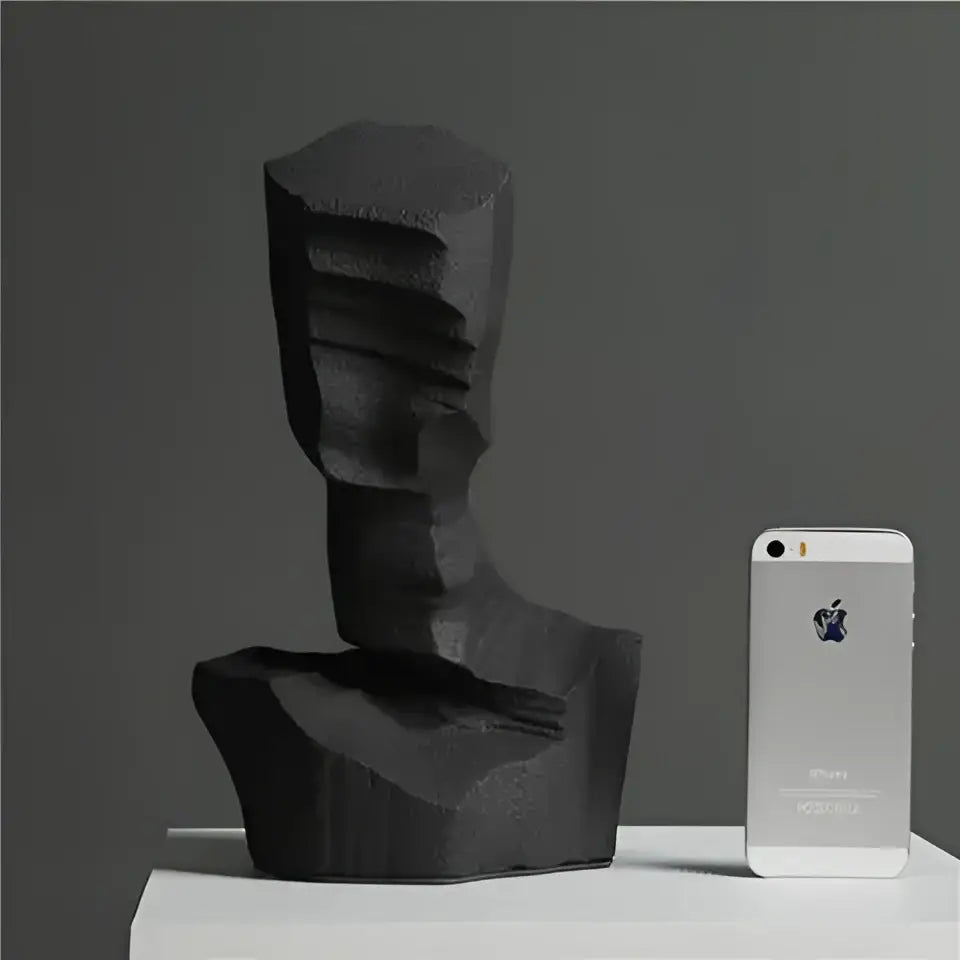 White Resin Characters Bookends