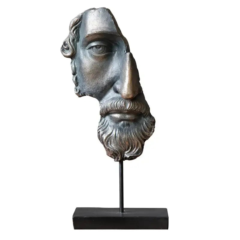 Silver Resin David Sculpture