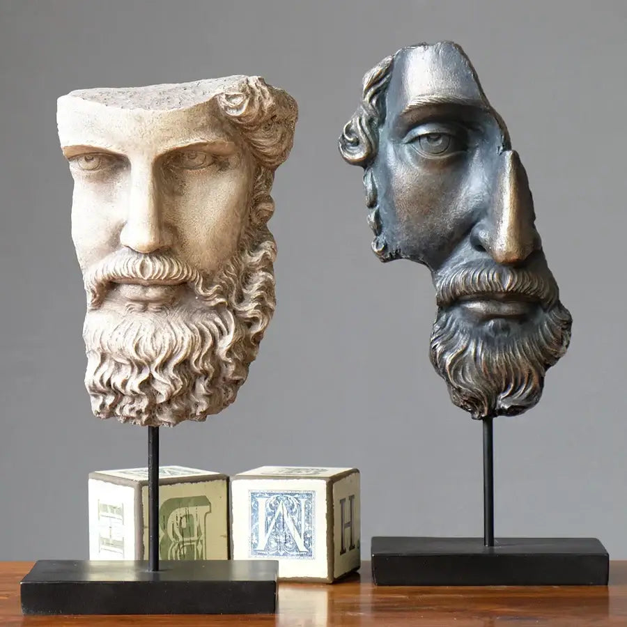 Silver Resin David Sculpture