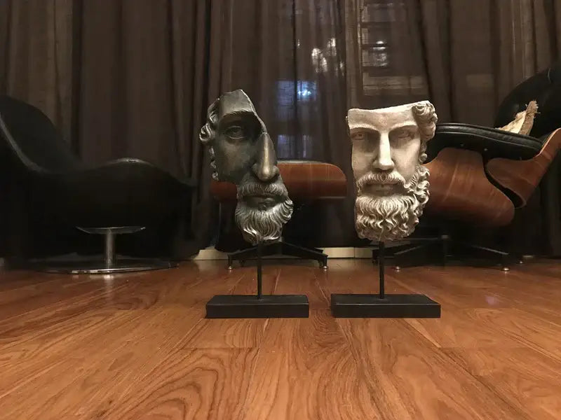 Silver Resin David Sculpture