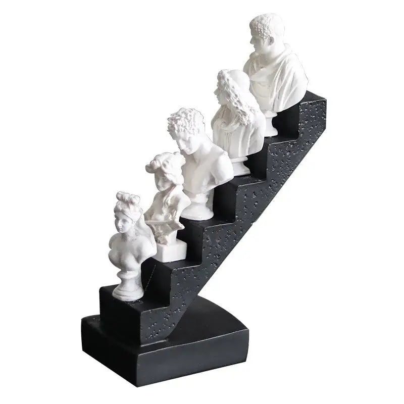 White Marble David Statue Abstract Living Room Decor