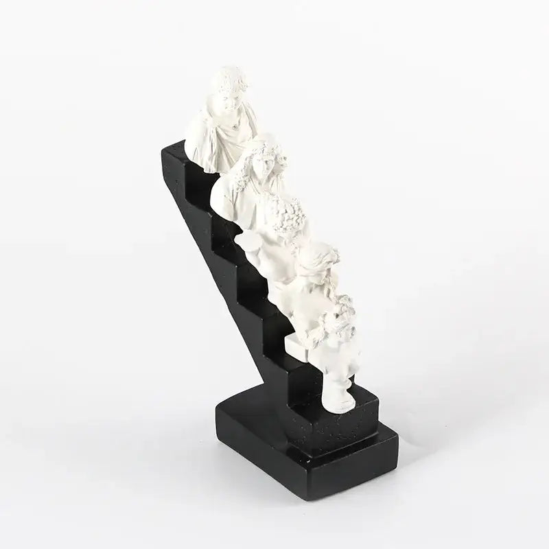 White Marble David Statue Abstract Living Room Decor