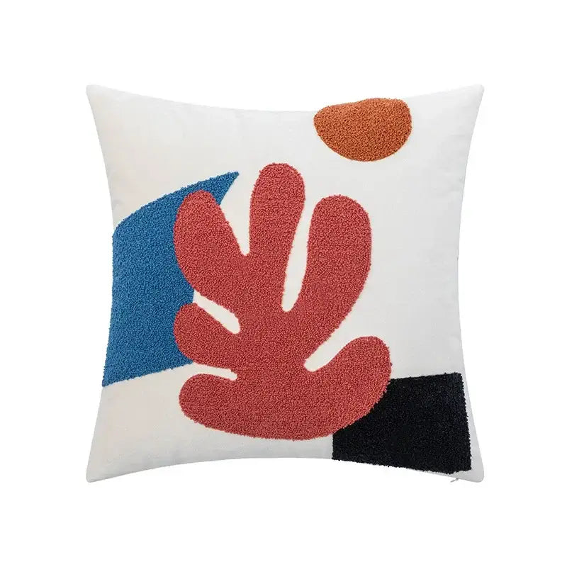 Velvet Abstract Cushion Cover