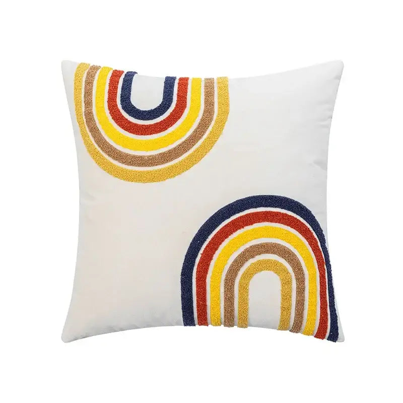 Velvet Abstract Cushion Cover