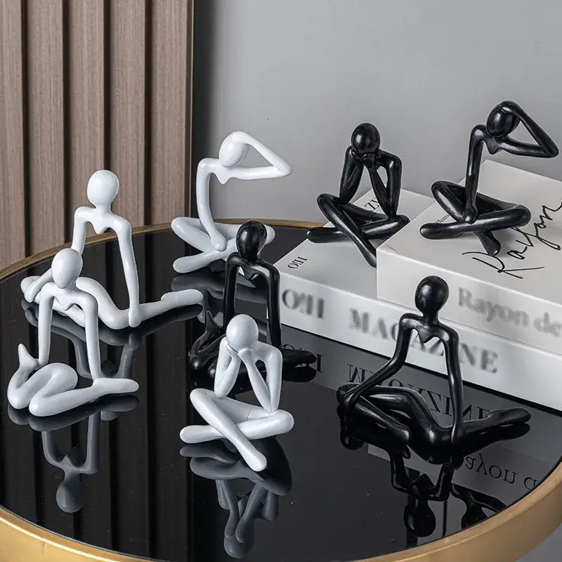 White Ceramic Abstract Sculpture
