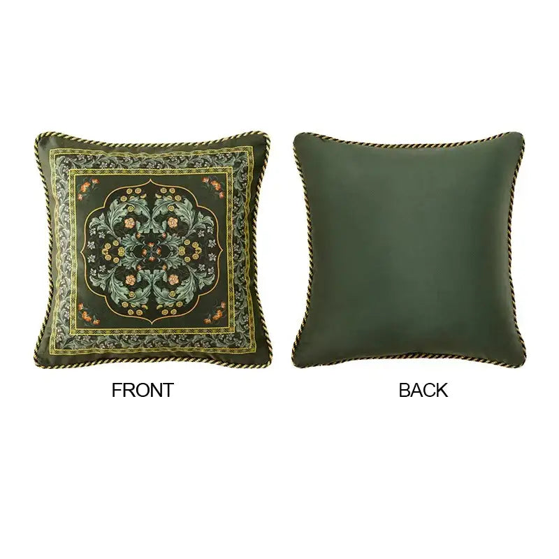 Emerald Green Velvet Pillow