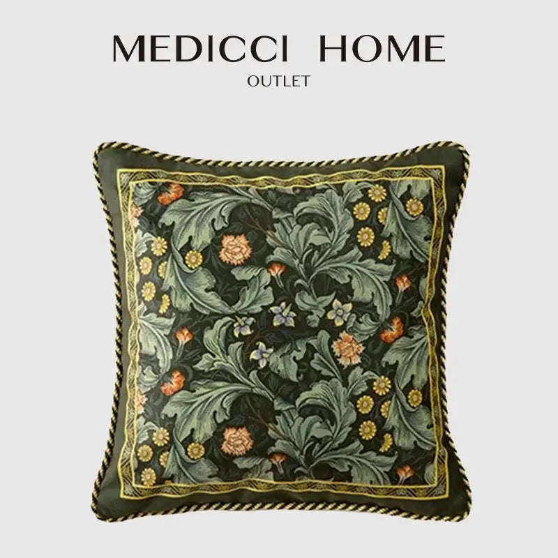 Emerald Green Velvet Pillow