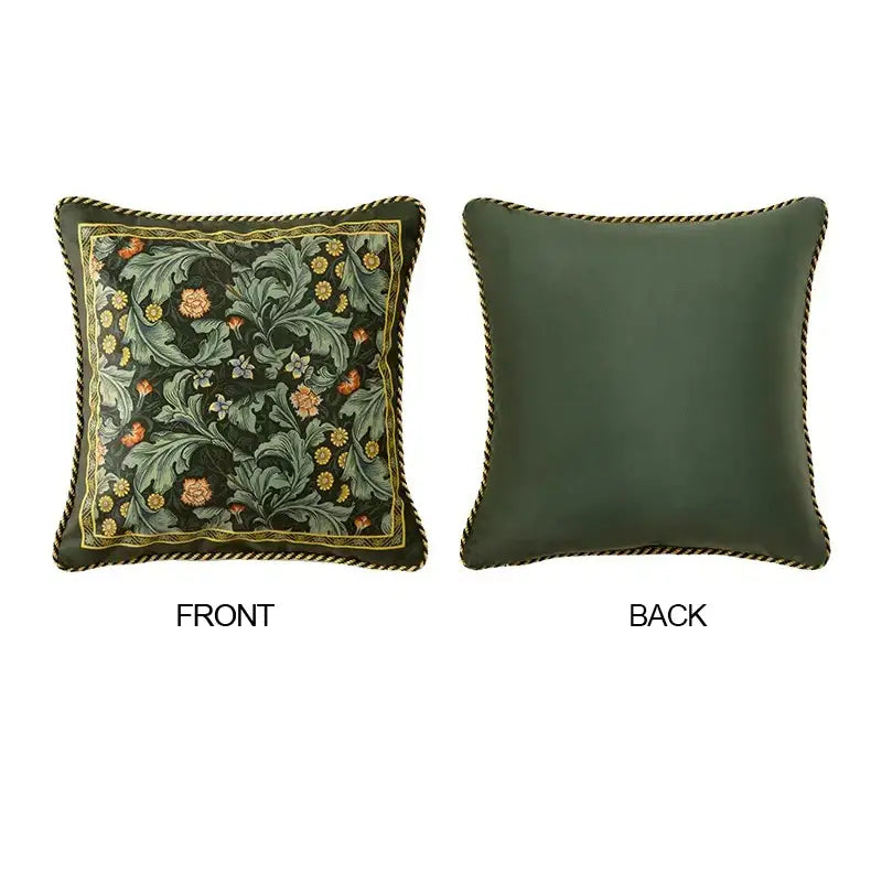 Emerald Green Velvet Pillow