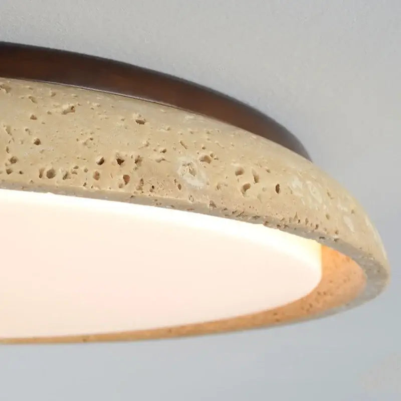 Travertine Stone Ceiling Light