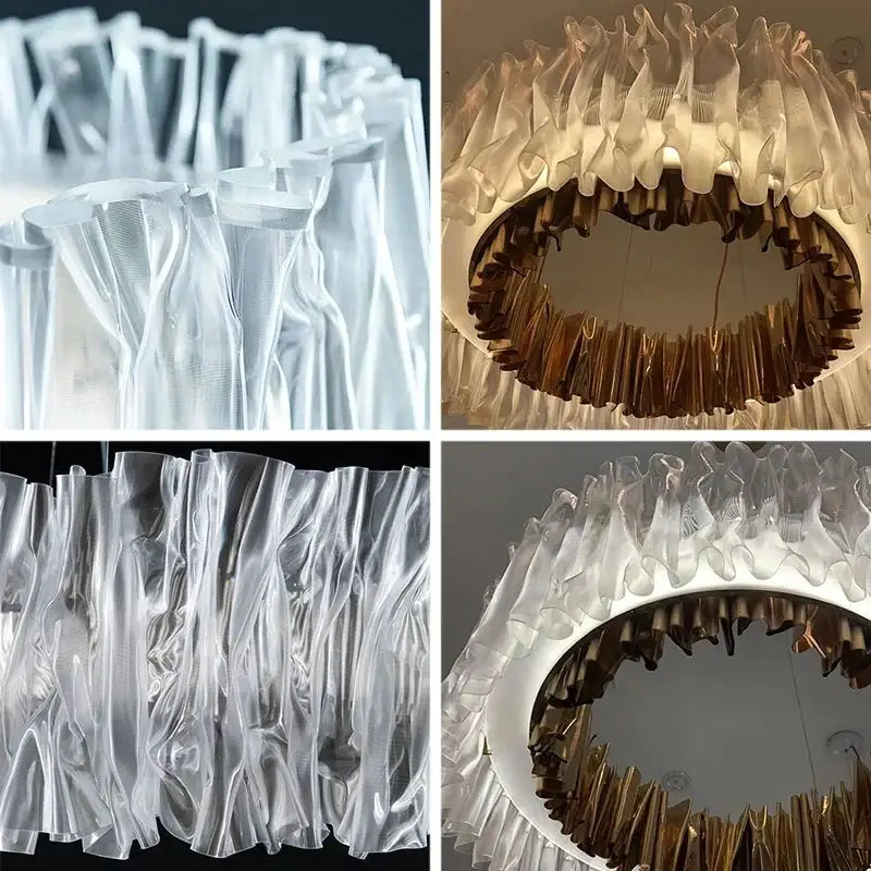 Gold Acrylic Ceiling Chandelier
