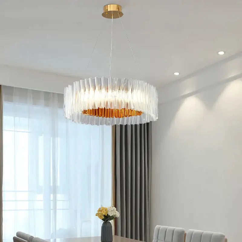 Gold Acrylic Ceiling Chandelier