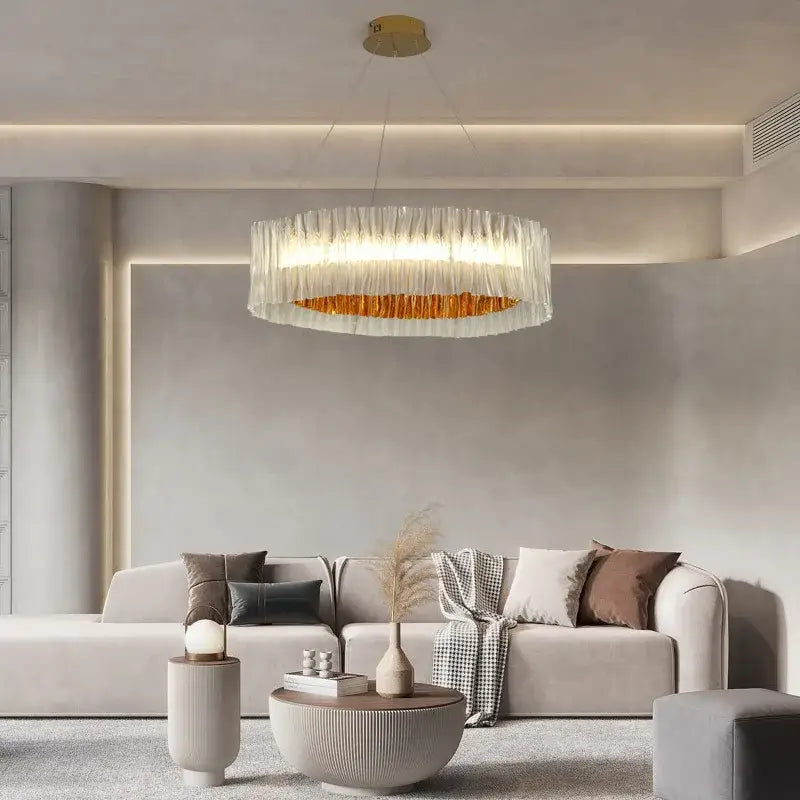 Gold Acrylic Ceiling Chandelier