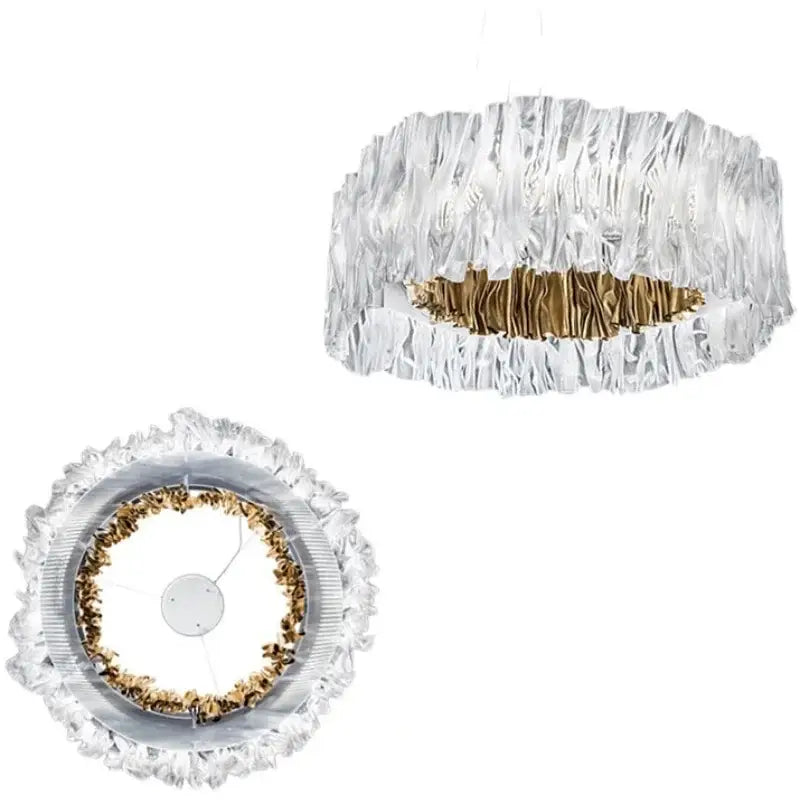 Gold Acrylic Ceiling Chandelier