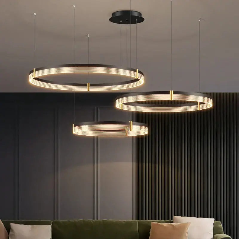 Acrylic Circle Chandelier Light