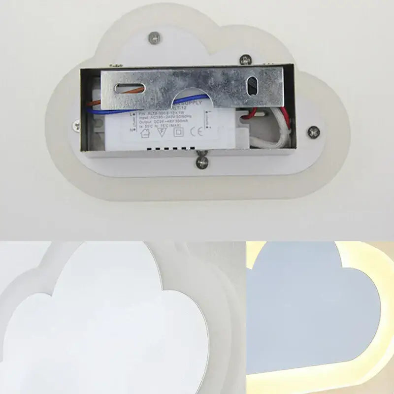 White Cloud LED Wall Light