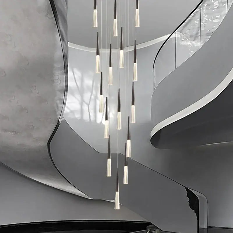 White Cone Pendant Light